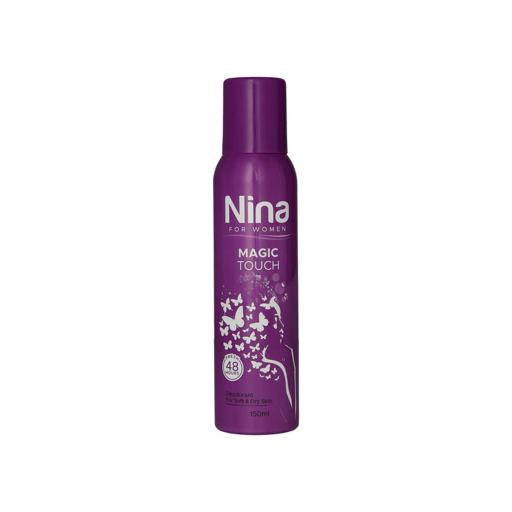 Desodorante pulverizador femenino toque mágico Nina (150 ml) - Imagen 1