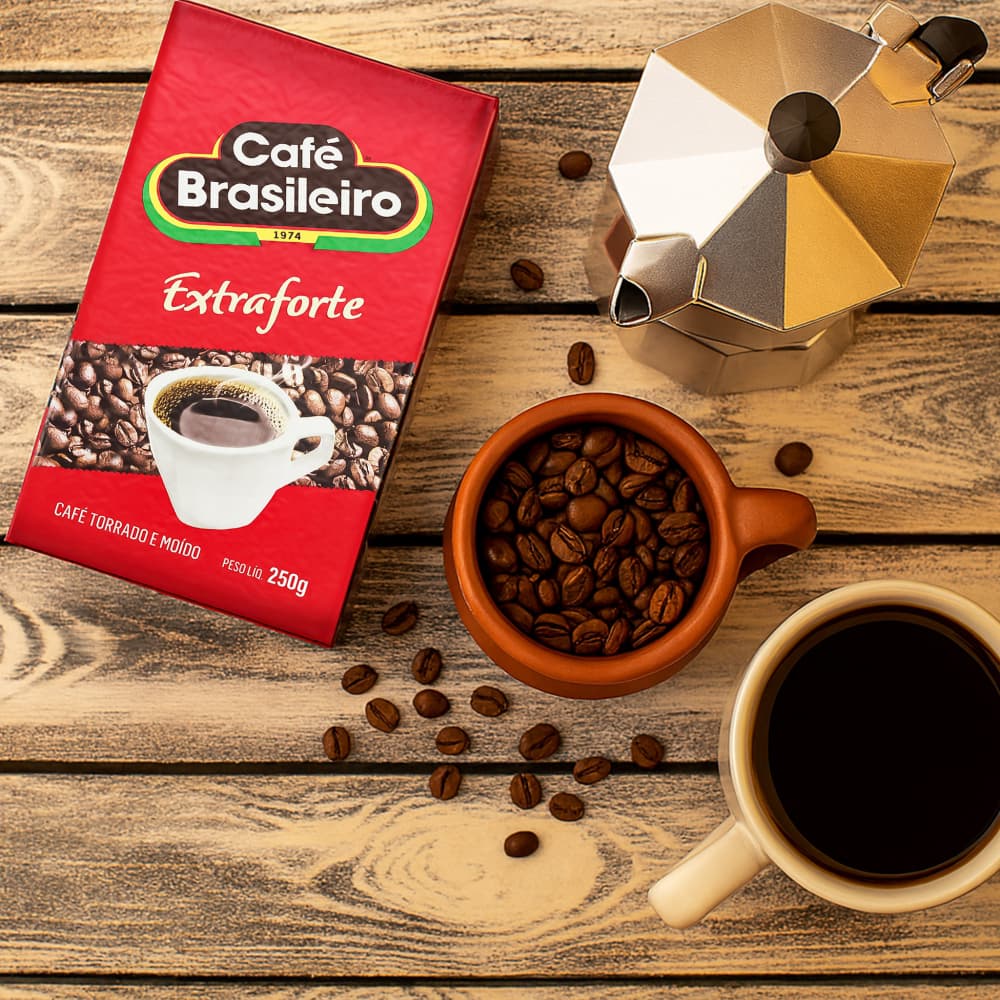 Café extra fuerte Brasileiro (20 x 250 g / 8.8 oz) - Miniatura 3