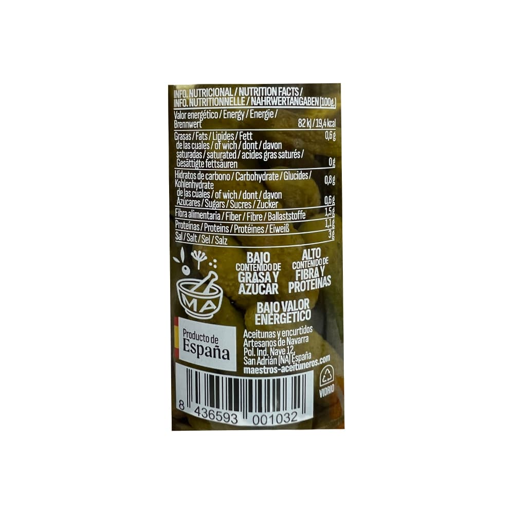 Pepinillo en vinagre Maestros Aceituneros (345 g / 12.16 oz) - Miniatura 2