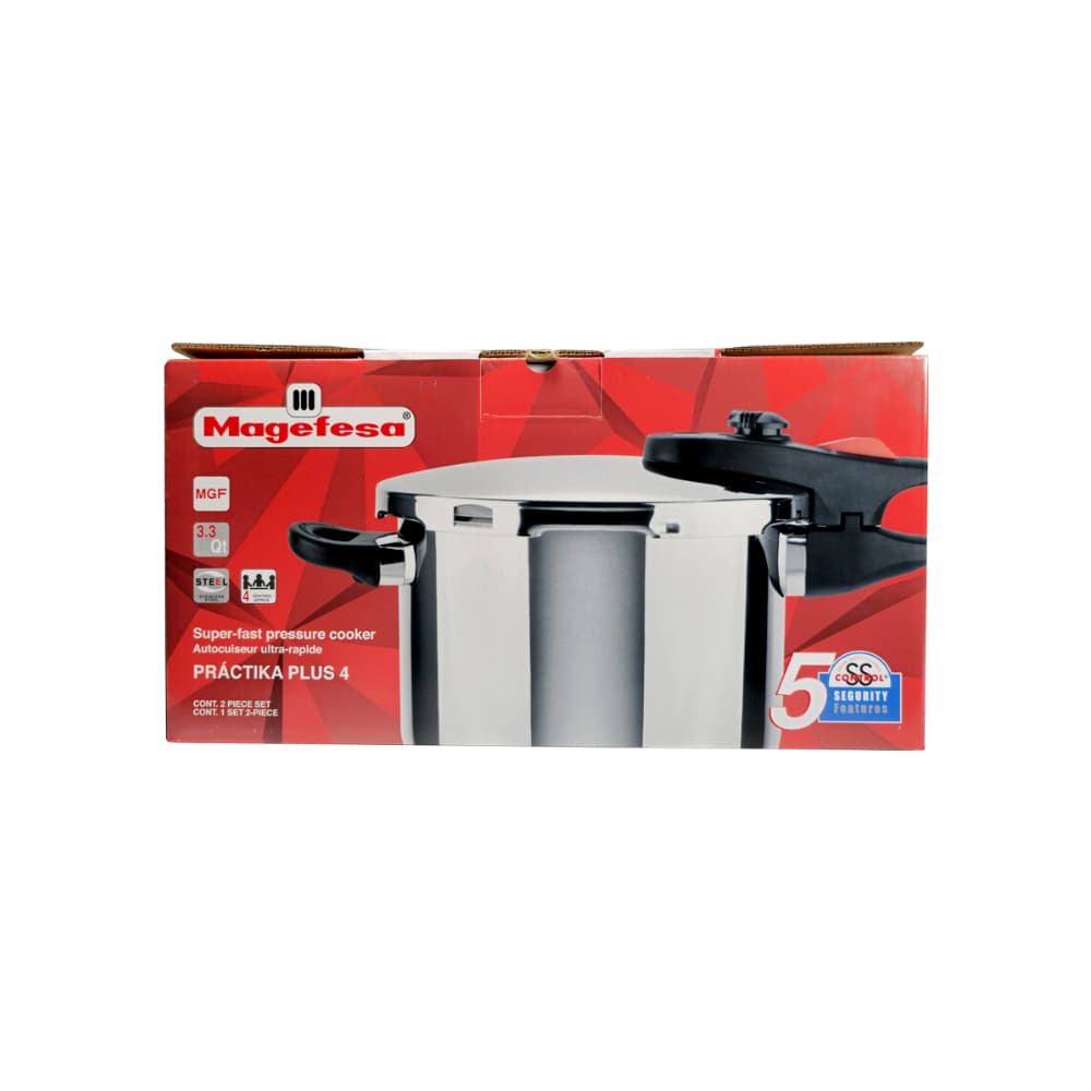 Olla a presión súper rápida de 3.2 L Práctika plus 4 Magefesa - Miniatura 4