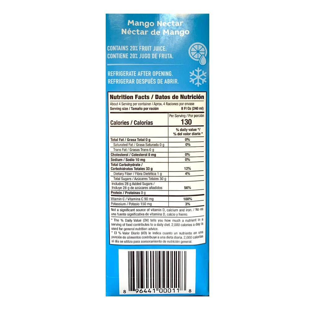 Jugo de mango Goliath (4 x 946 ml / 32 fl oz) - Miniatura 2