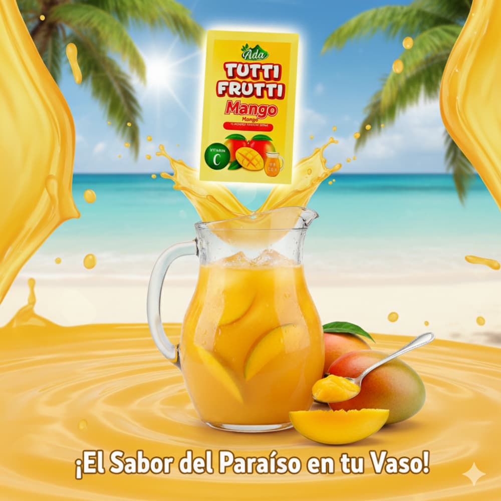 Refresco instantáneo sabor mango Tutti Frutti Ada (6 g) - Miniatura 4
