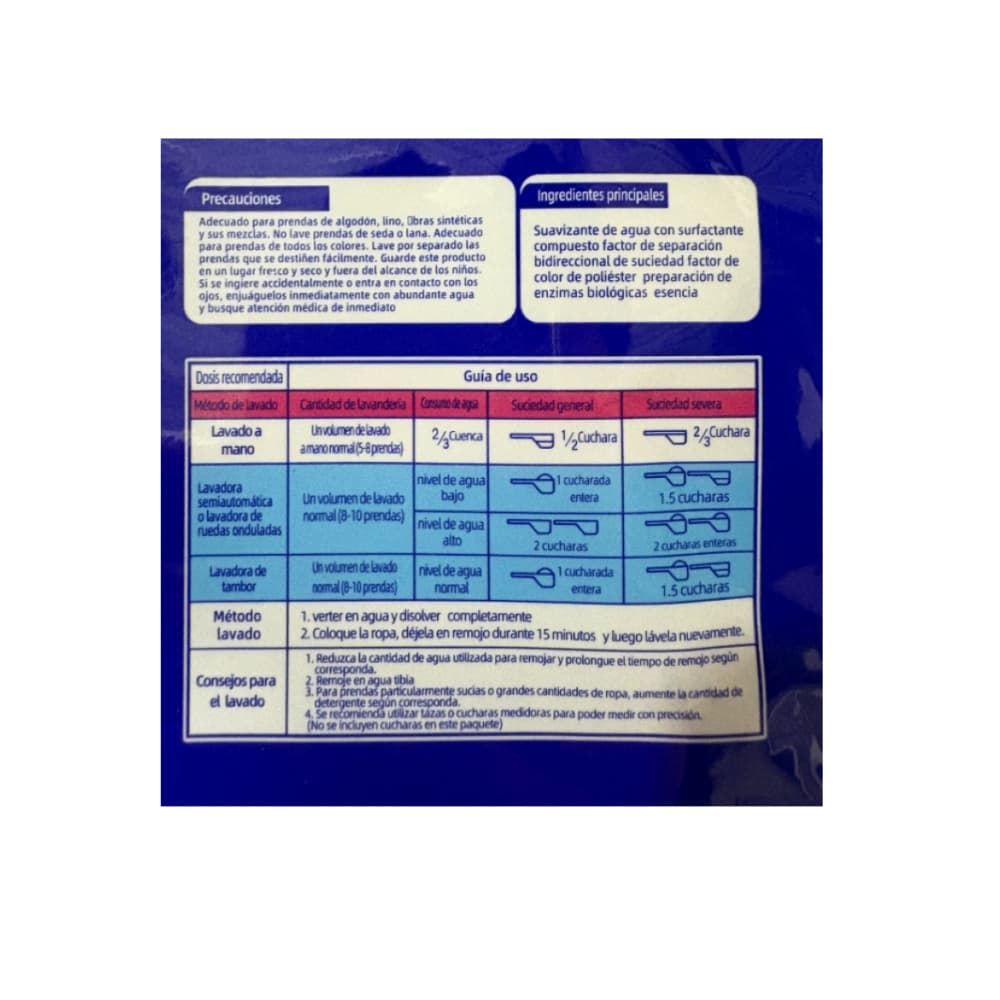 Detergente en polvo Sparkle Wash (2 x 900 g / 1.98 lb) - Miniatura 3