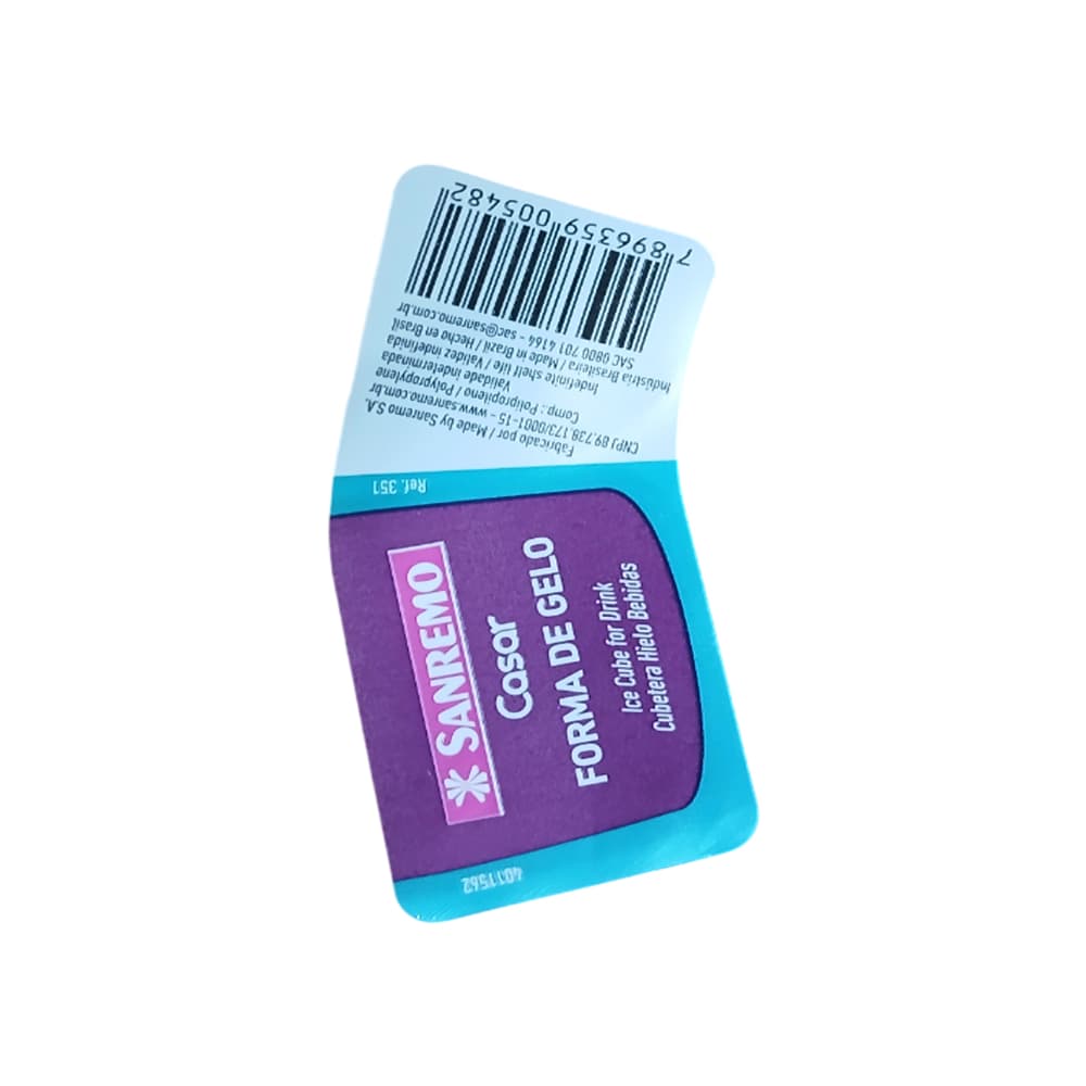 Bandeja blanca para cubitos de hielo Sanremo - Miniatura 3