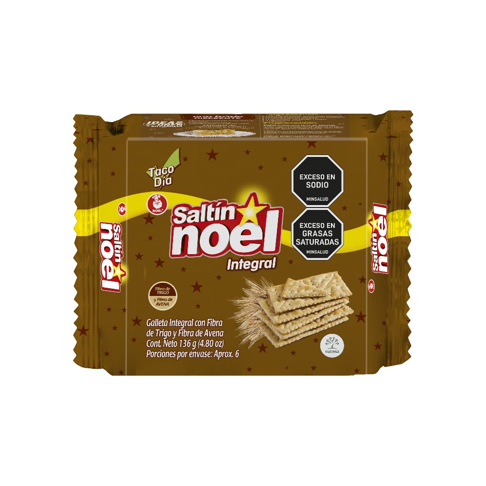 Galleta Integral Saltín Noel (136 g / 4.80 oz) - Imagen 1