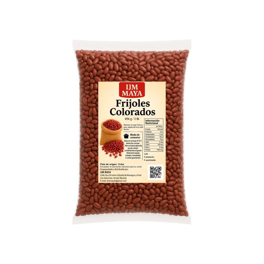 Frijoles colorados IJM Maya (454 g / 1 lb) - Miniatura 3