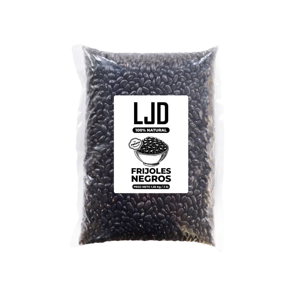 Frijoles negros LJD (1.36 kg / 3 lb) - Imagen 1