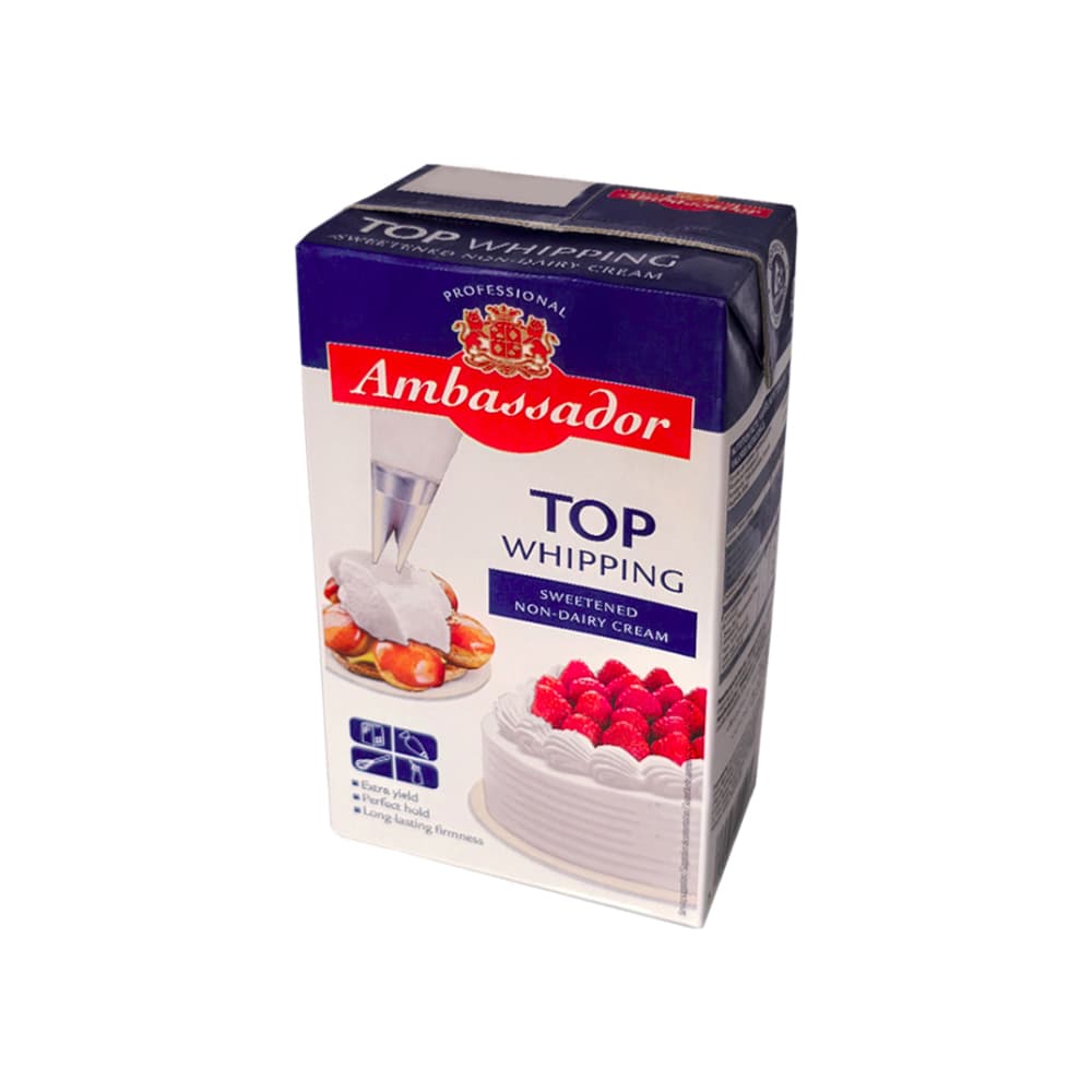 Crema de leche nata Ambassador (1 L) - Imagen 1