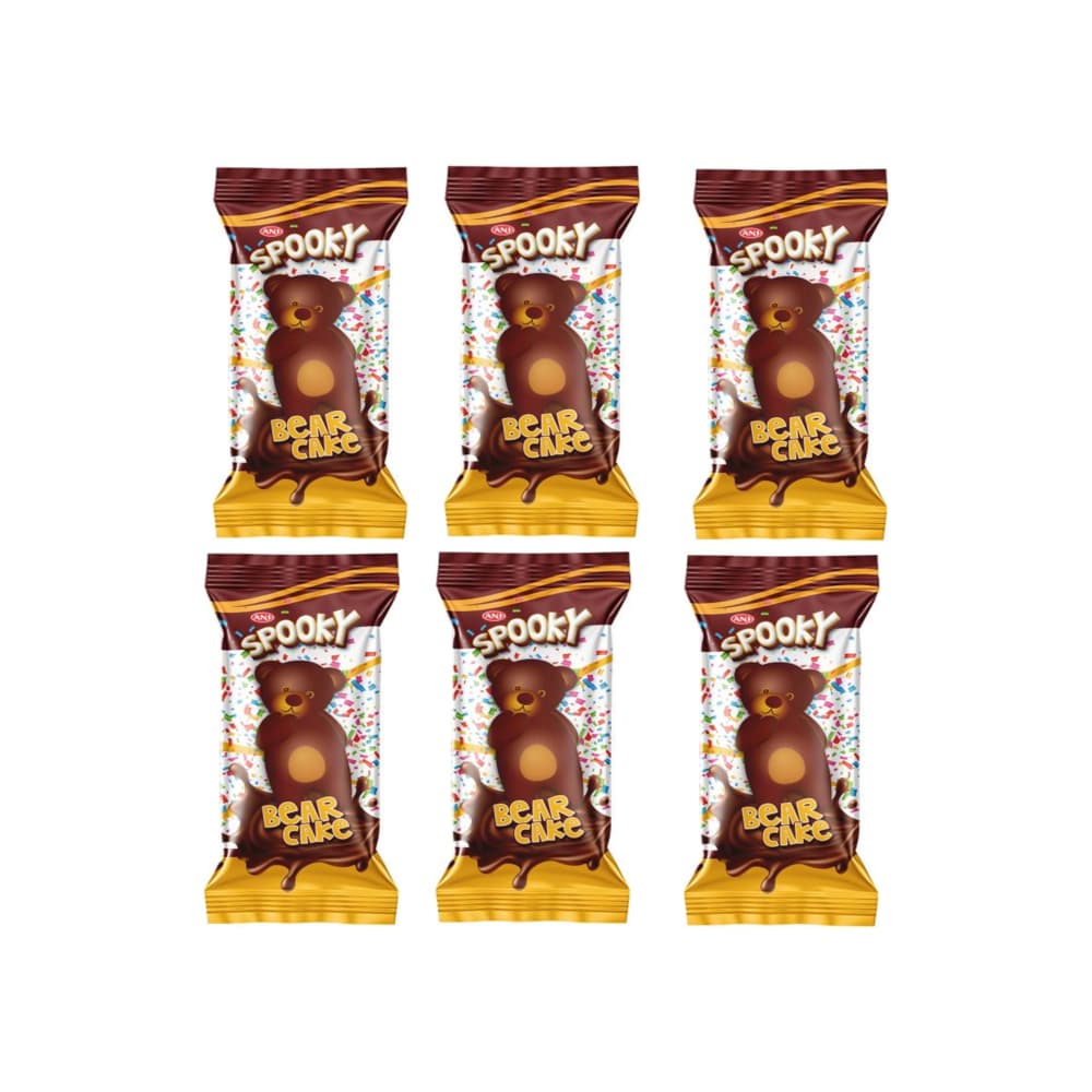 Pastel de chocolate en forma de osito Spooky Ani (6 x 40 g / 1.41 oz) - Miniatura 1