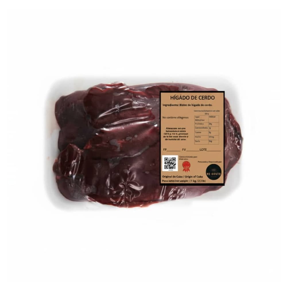 Bistec de hígado de cerdo Pida (1 kg / 2.20 lb) - Miniatura 1