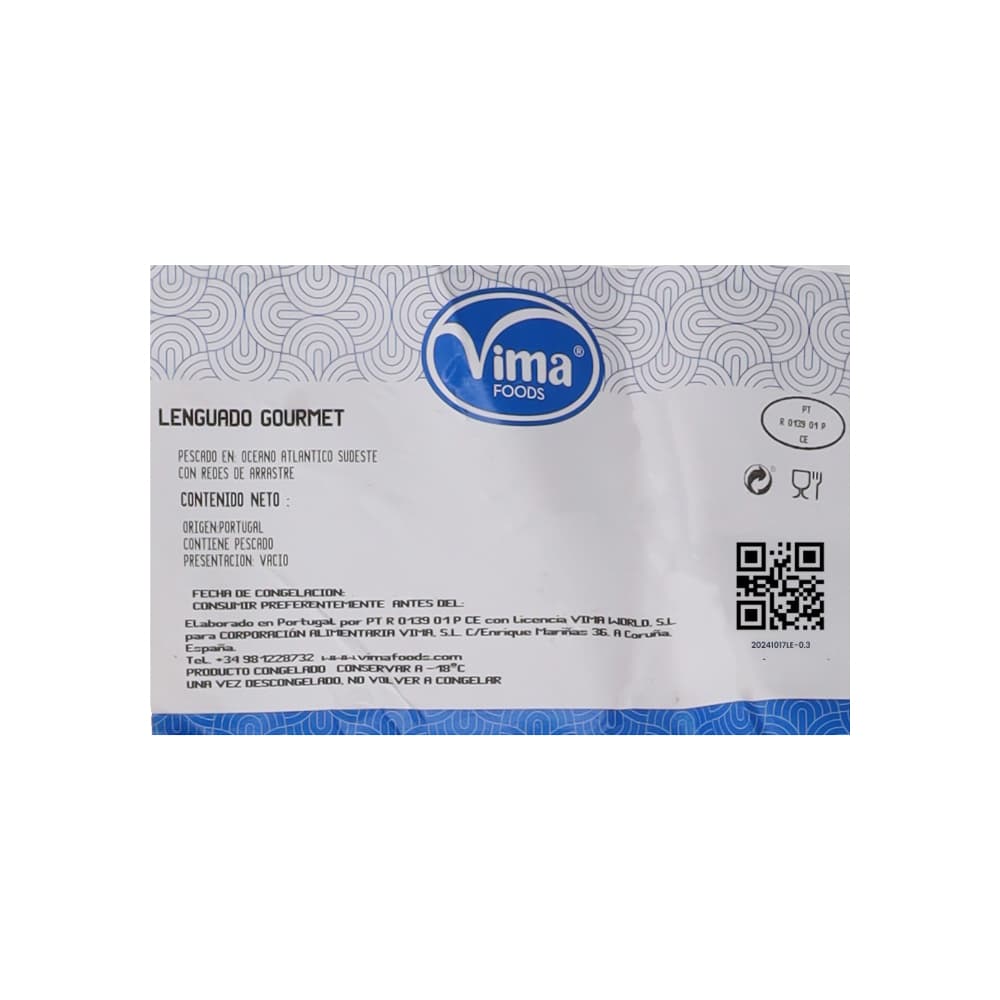 Lenguado entero Vima Foods (300 g / 10.58 oz) - Miniatura 2