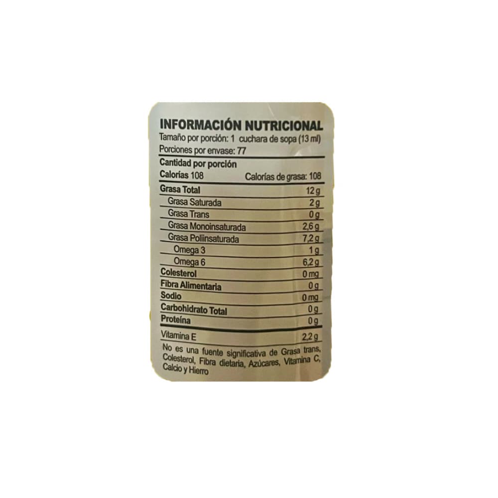 Aceite vegetal Sumavi (1 L) - Miniatura 3