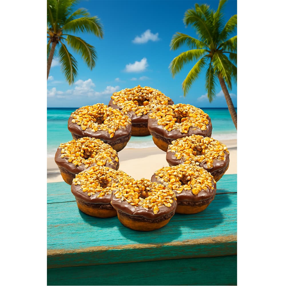 Dona con cobertura de chocolate y maní (8 x 116 g / 4.01 oz) - Miniatura 4