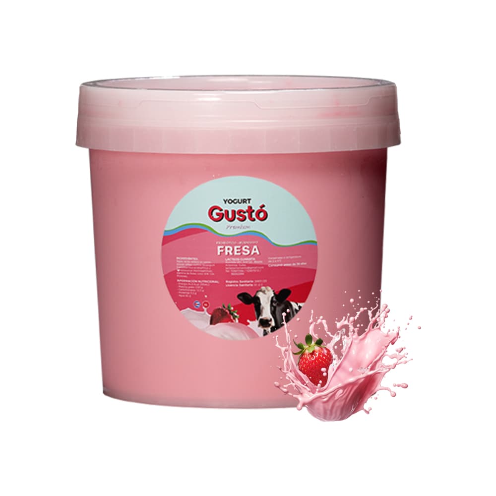 Yogur Probiótico Premium de fresa Gustó (4 L) - Miniatura 2