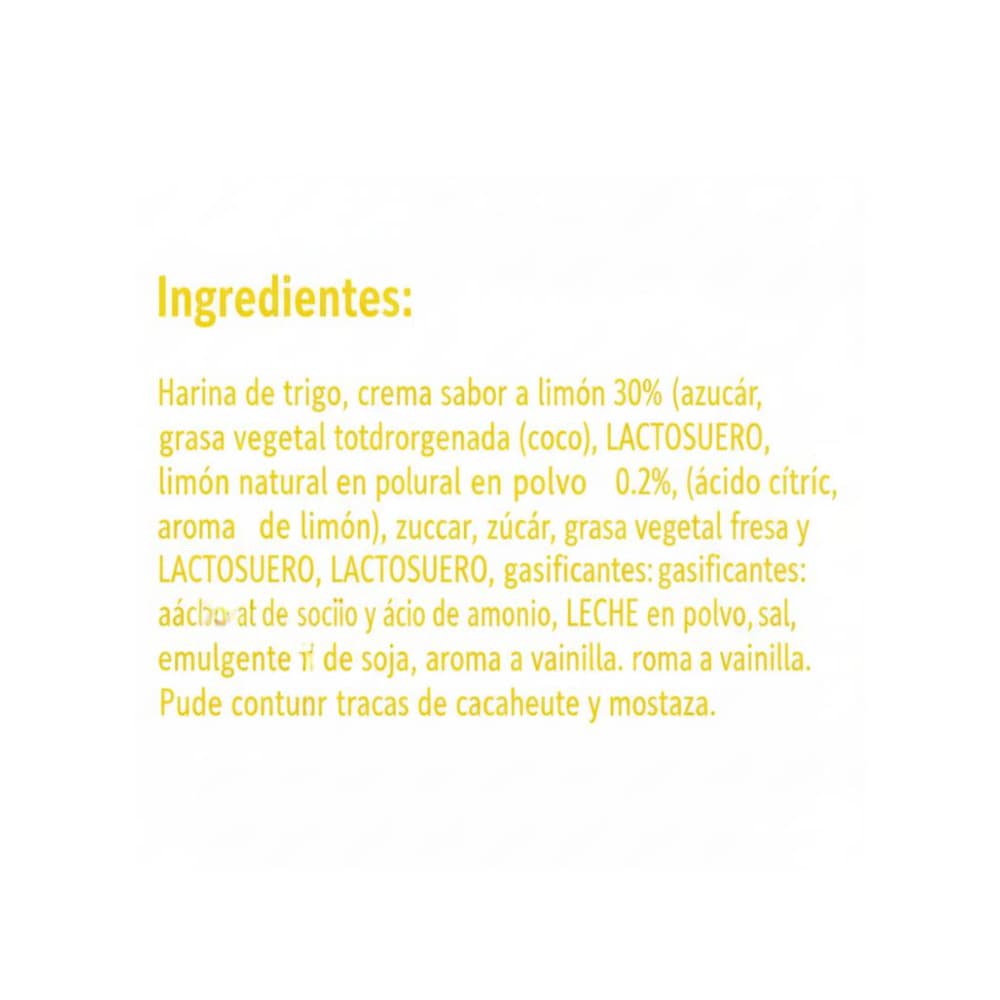 Galletas rellenas limón Coviran (150 g / 5.28 oz) - Miniatura 2