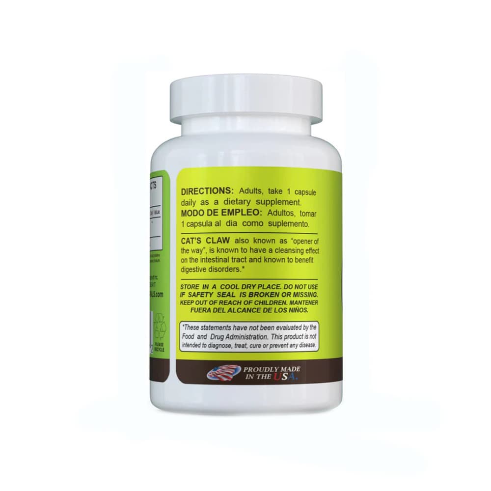 Uña de gato 350 mg Sunshine Naturals (90 cápsulas) - Miniatura 2