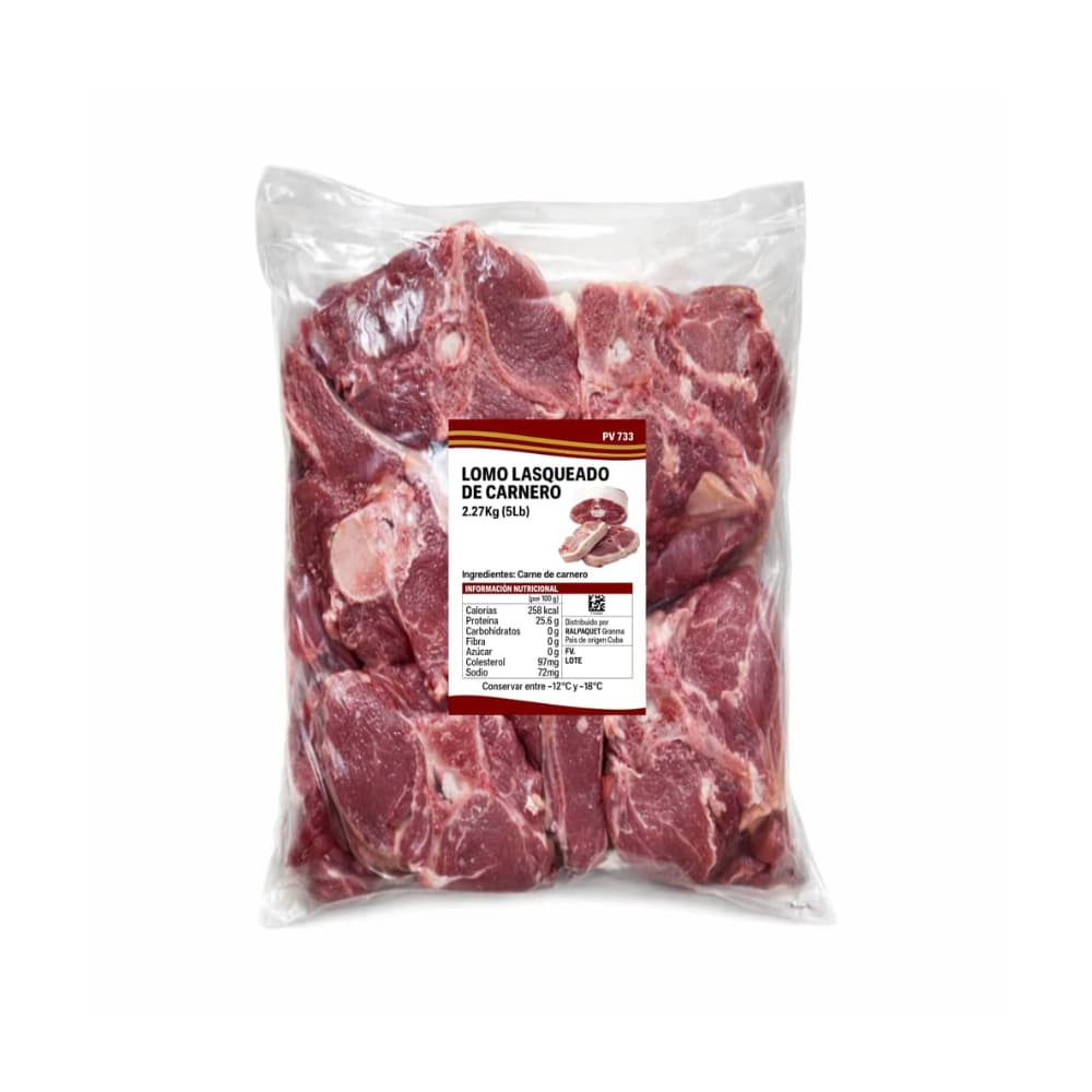 Lomo lasqueado de carnero Ralpaquet (2.27 kg / 5 lb) - Imagen 1
