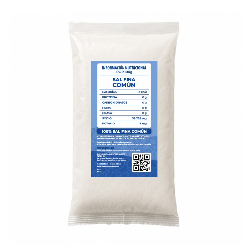 Sal fina común Campo Vivo (2 x 500 g / 1.1 lb) - Miniatura 3