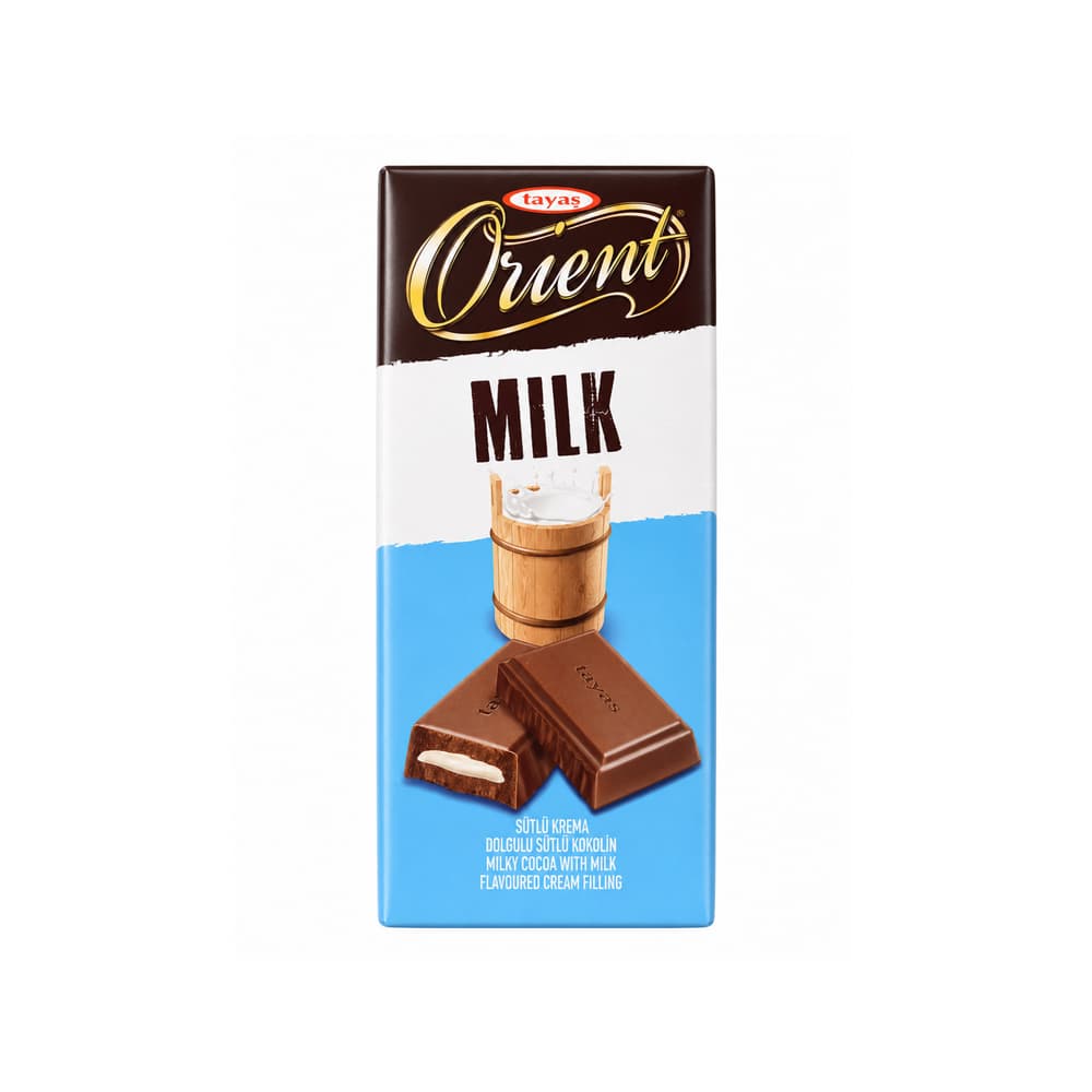 Tabletas de chocolate con leche rellenas con crema de leche Tayas Orient (3 x 80 g / 2.82 oz) - Miniatura 2