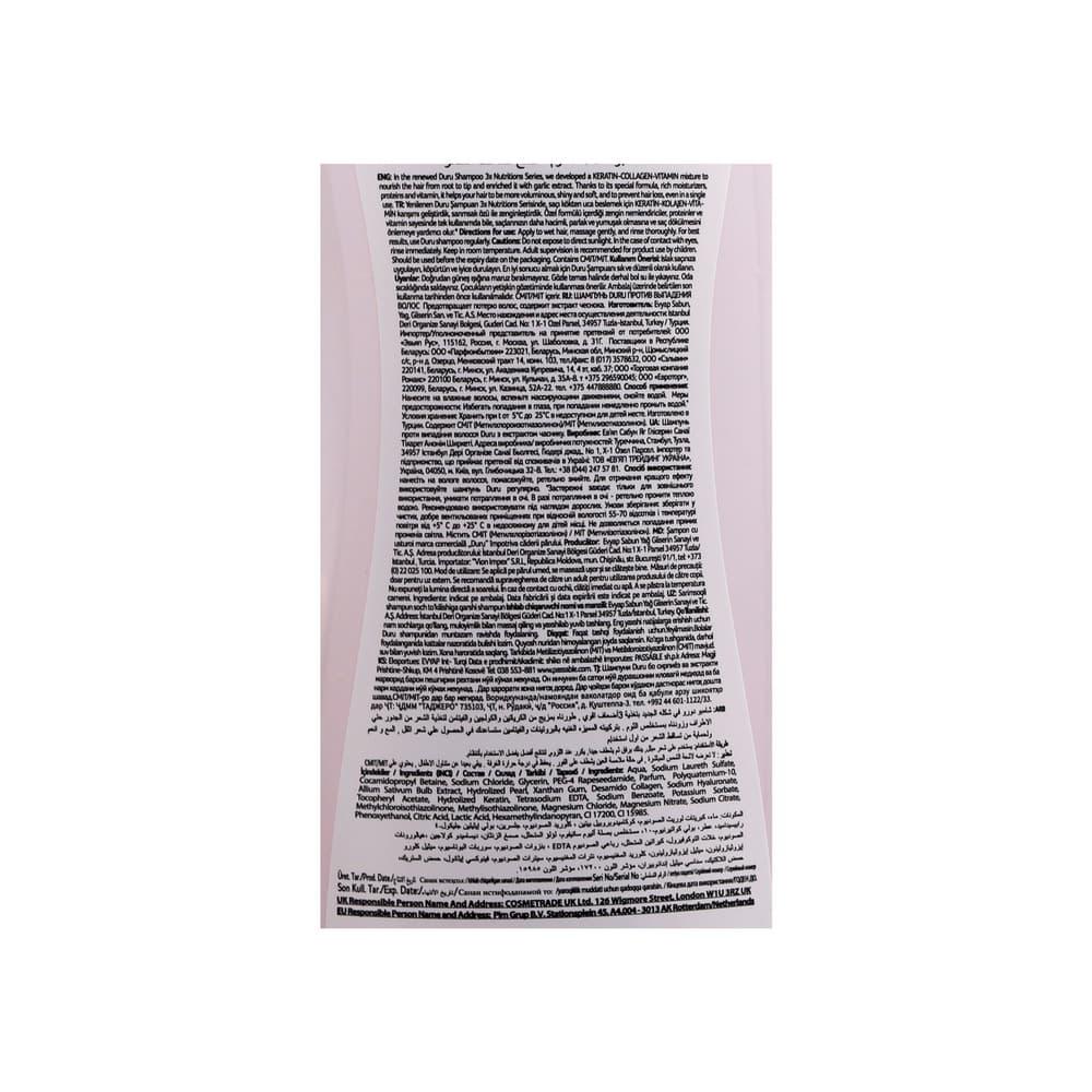 Champú anti-caída del cabello Duru (600 ml) - Miniatura 3