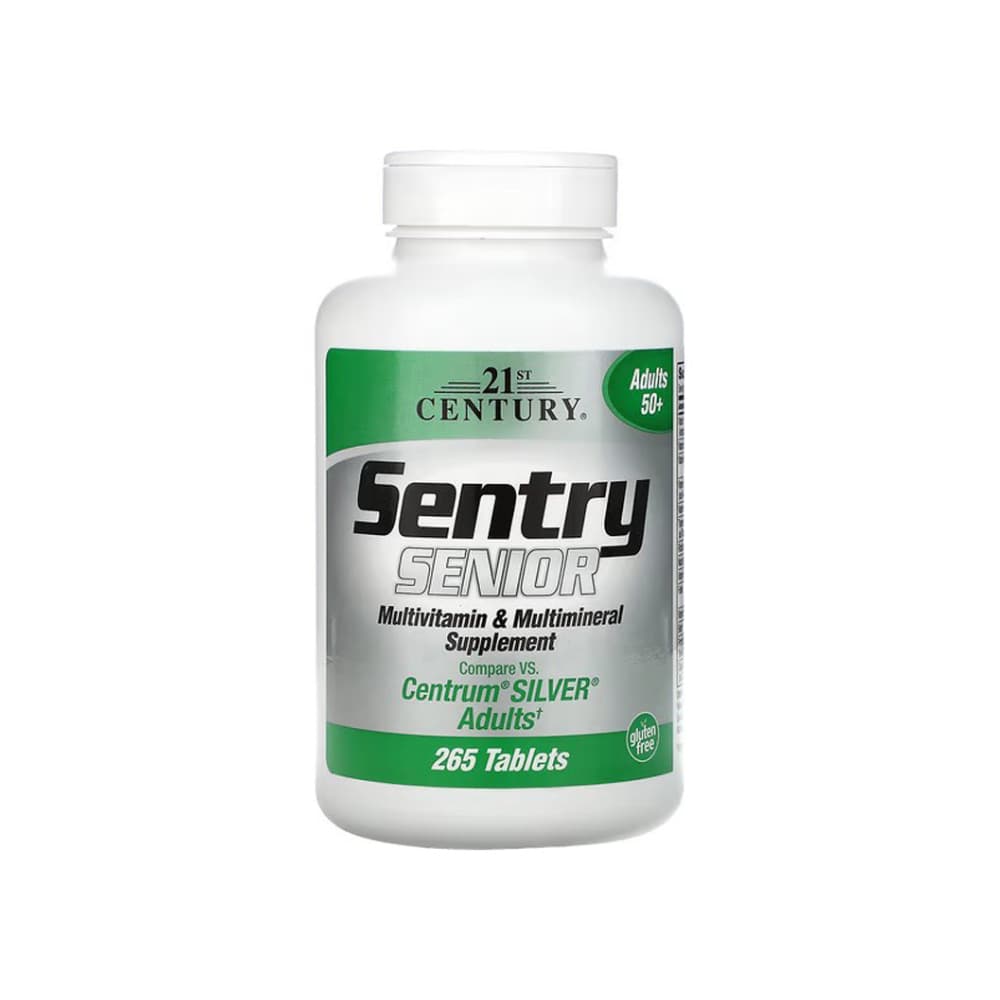 Suplemento multivitamínico y multimineral adultos mayores de 50 años Sentry Senior 21st Century (265 tabletas) - Imagen 1