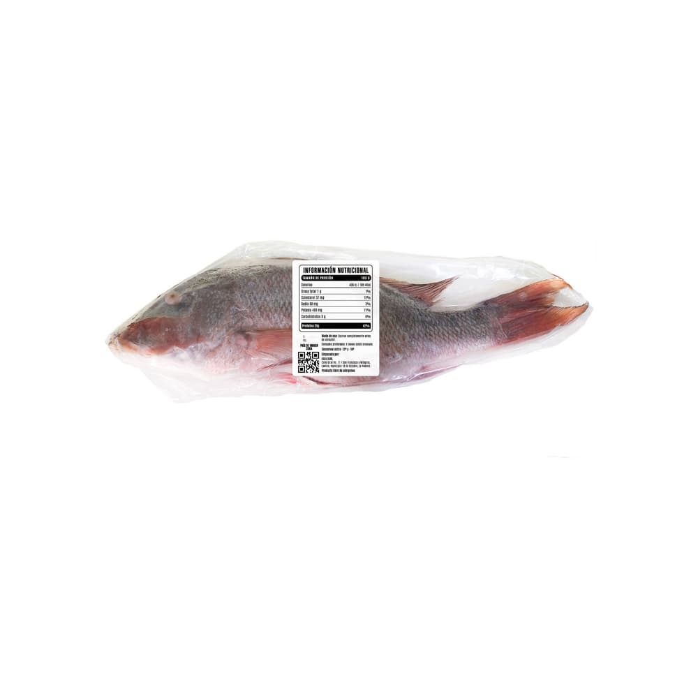 Pescado pargo entero Cosecha Real (4.5 kg / 9.92 lb) - Miniatura 5