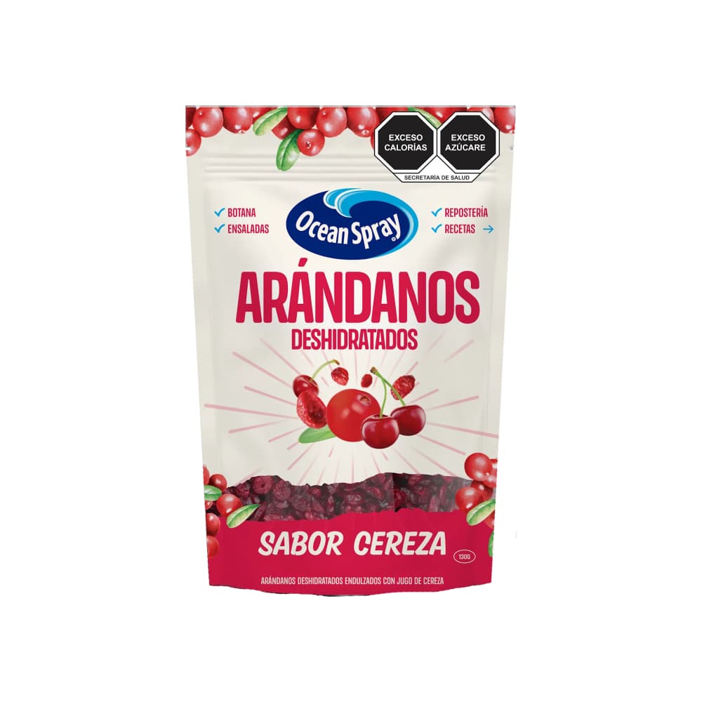 Arándanos deshidratados endulzados con jugo de cereza Ocean Spray (130 g / 4.55 oz) - Miniatura 1