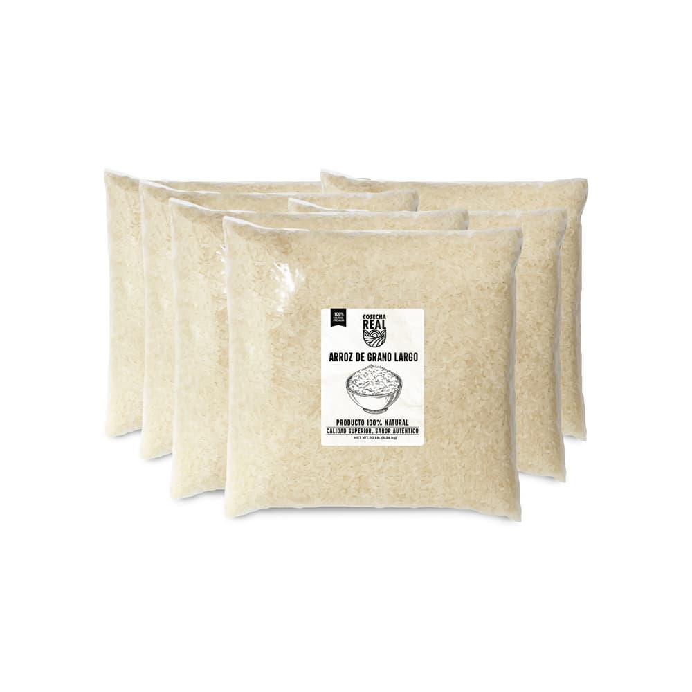 Arroz de grano largo Cosecha Real (6 x 4.54 kg / 10 lb) - Imagen 1
