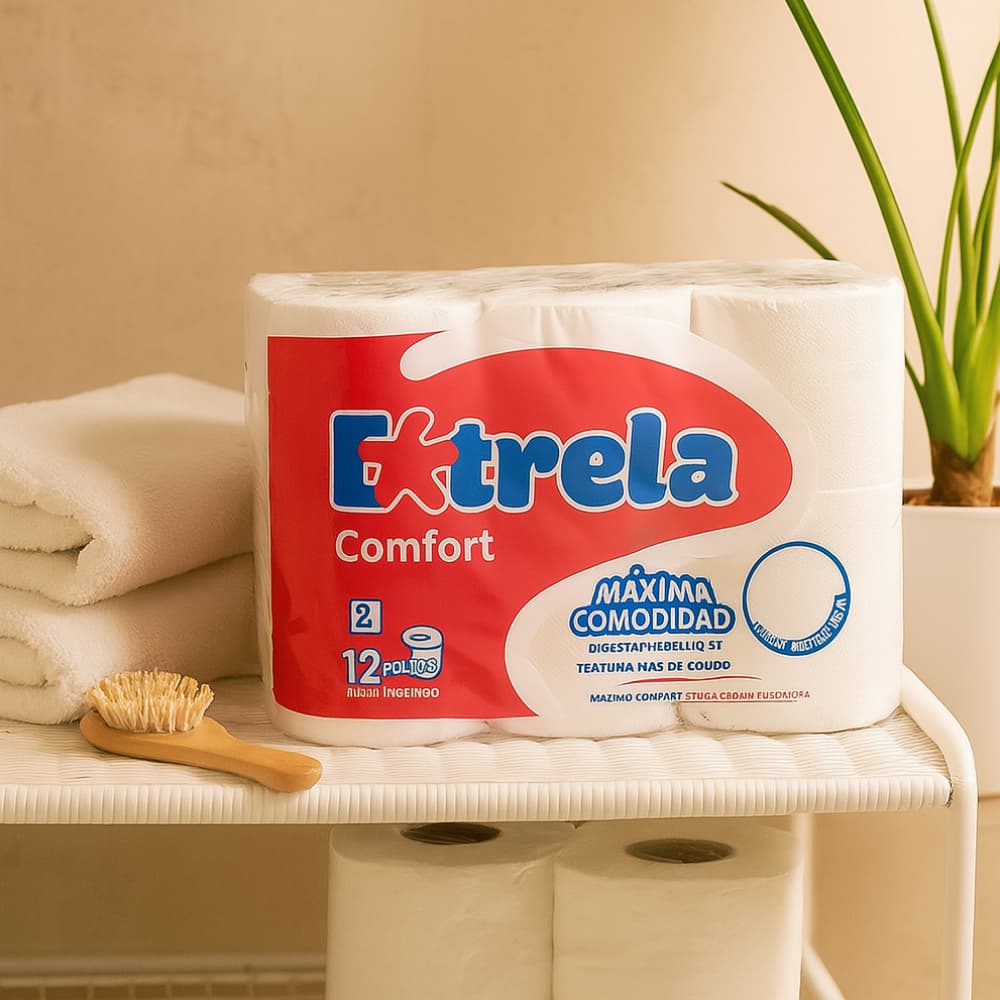 Papel higiénico Extrela Confort (12 U) - Miniatura 3