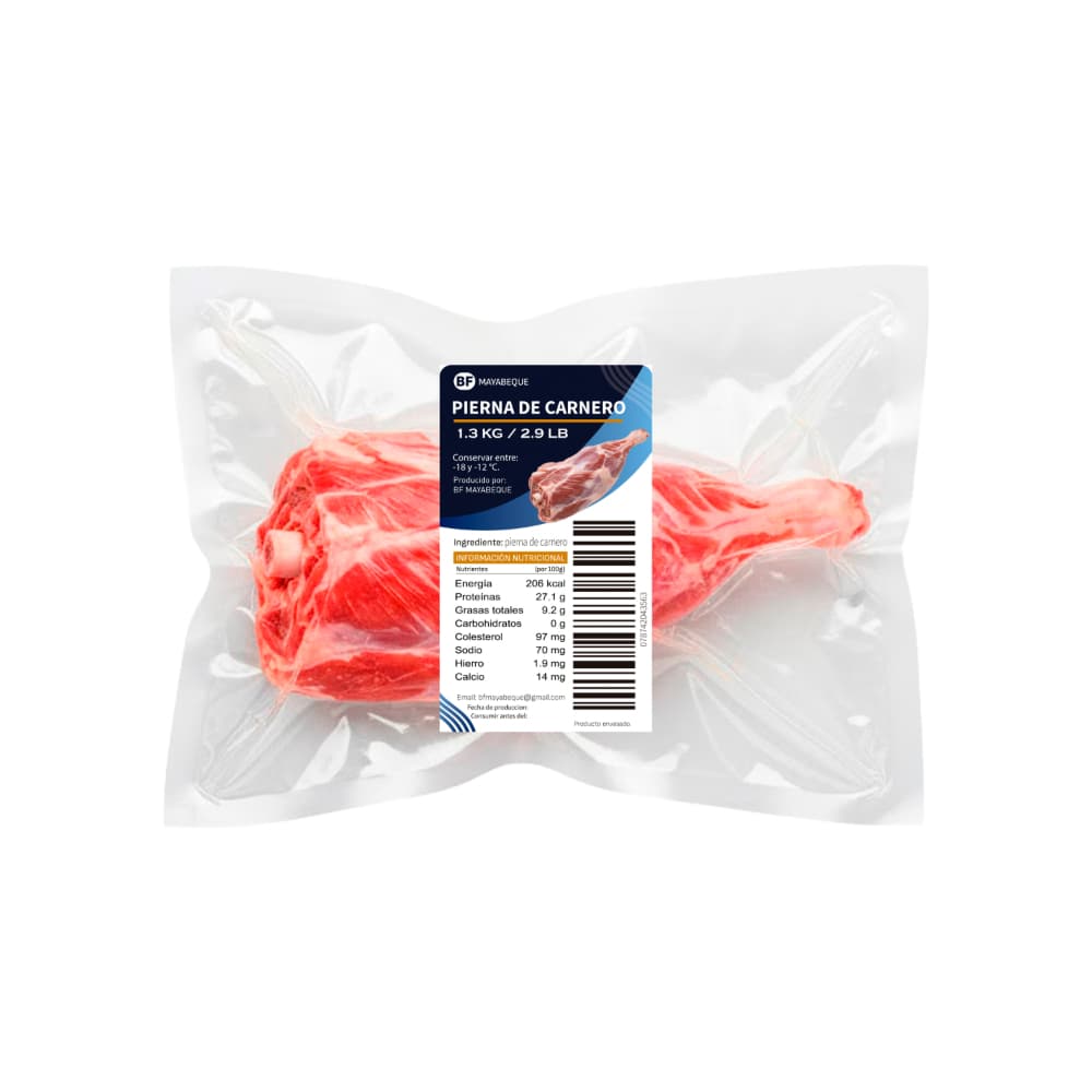 Pierna de carnero BF Mayabeque (1.3 kg / 2.9 lb) - Miniatura 3