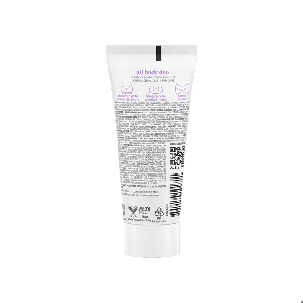 Desodorante corporal en crema de lavanda y manzanilla Dove (75 g / 2.6 oz) - Miniatura 2