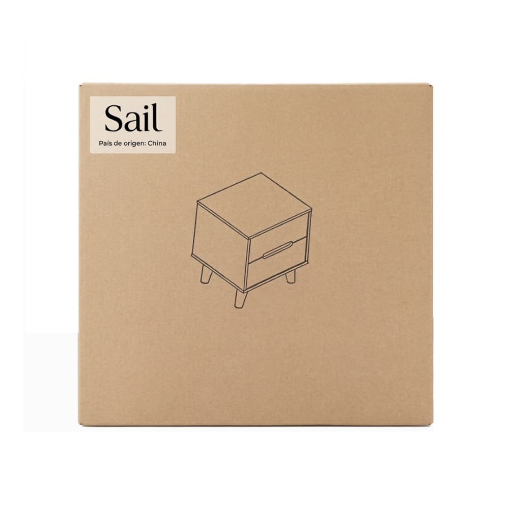 Mesita de noche con 2 gavetas (2U) Sail - Miniatura 3