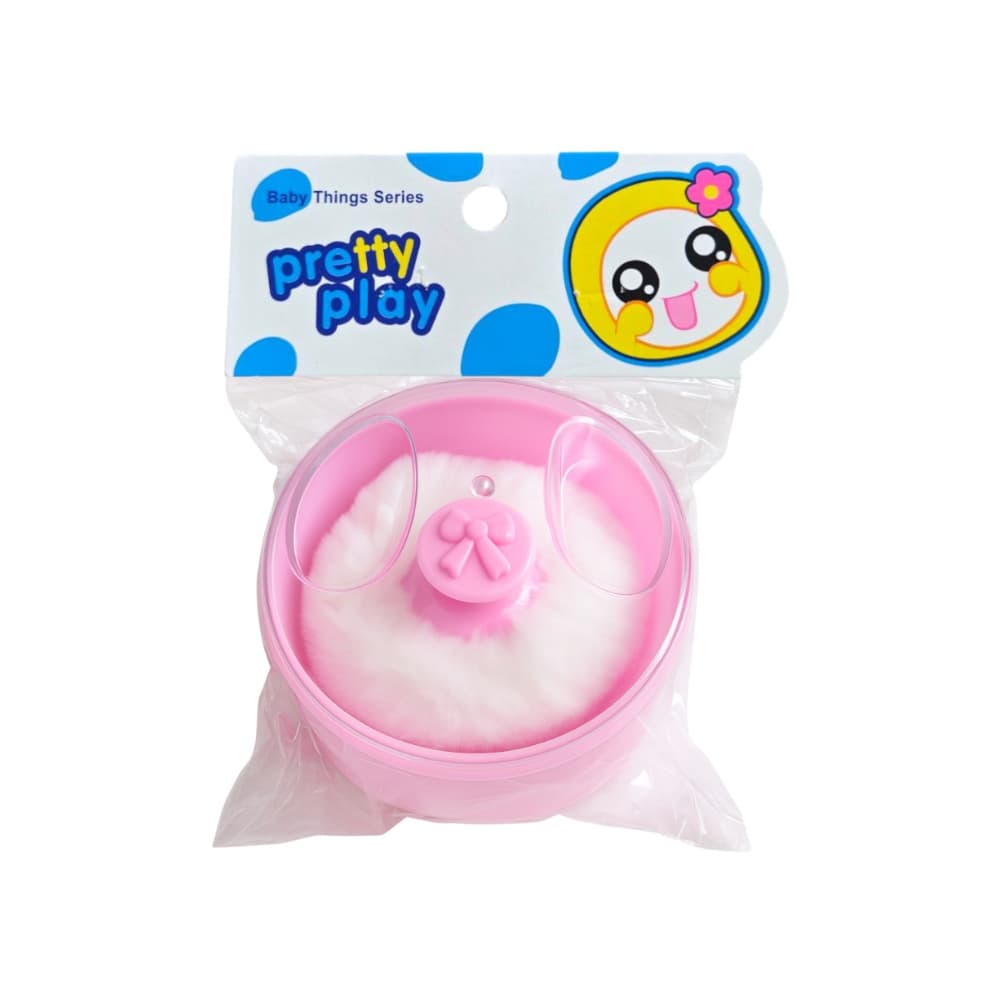 Envase color rosado para talco para bebé Pretty Play - Miniatura 2