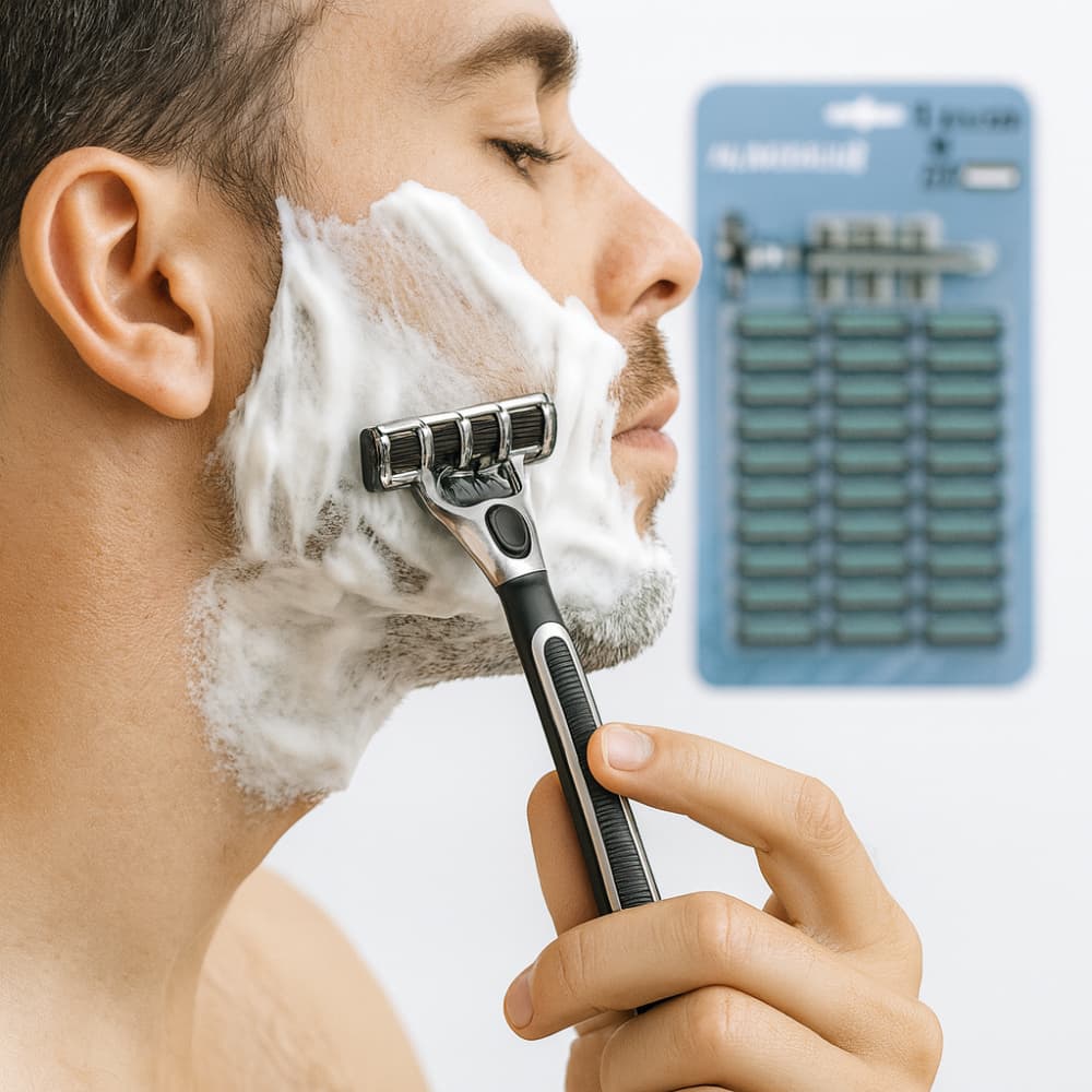 Cuchillas de afeitar con 31 repuestos Alshabab - Miniatura 4