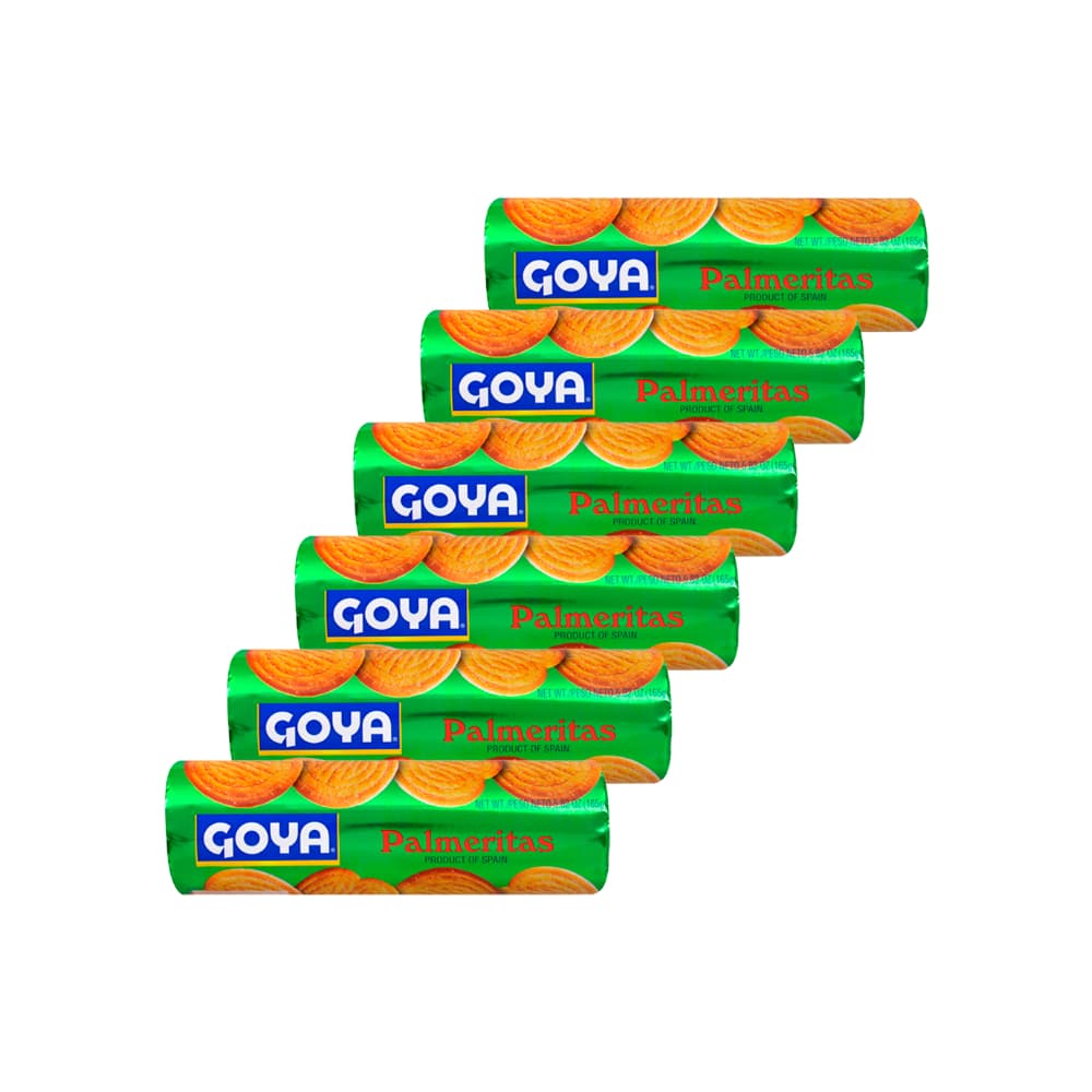 Galletas Palmeritas Goya (6 x 165 g / 5.82 oz) - Imagen 1