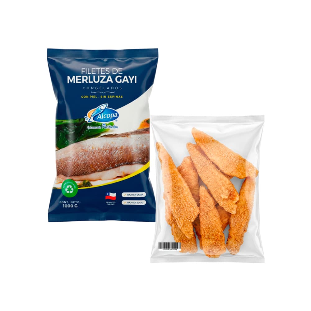 Combo: filetes de merluza - Imagen 1