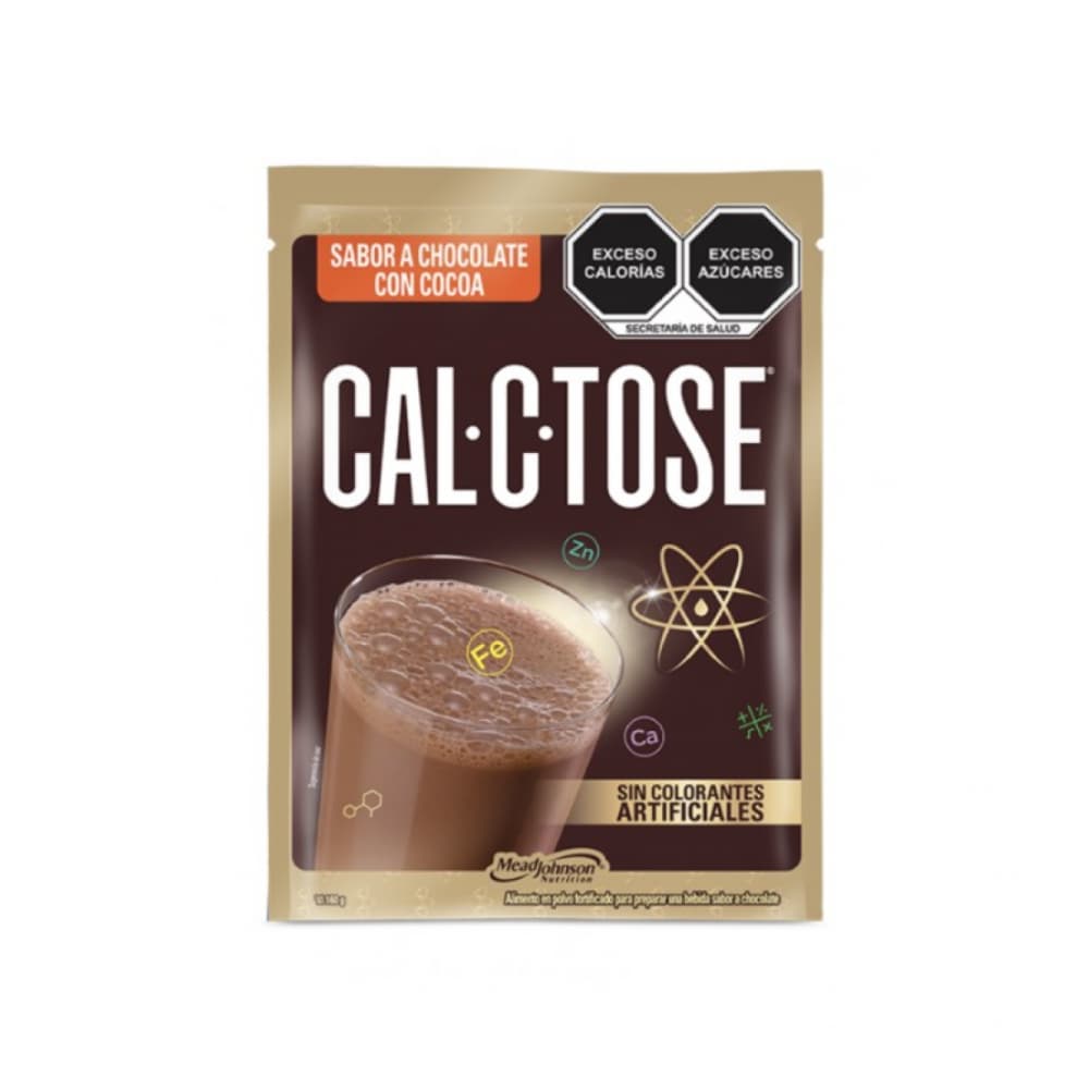 Alimento en polvo fortificado para preparar una bebida sabor a chocolate Cal-C-Tose (160 g / 5.64 oz) - Imagen 1