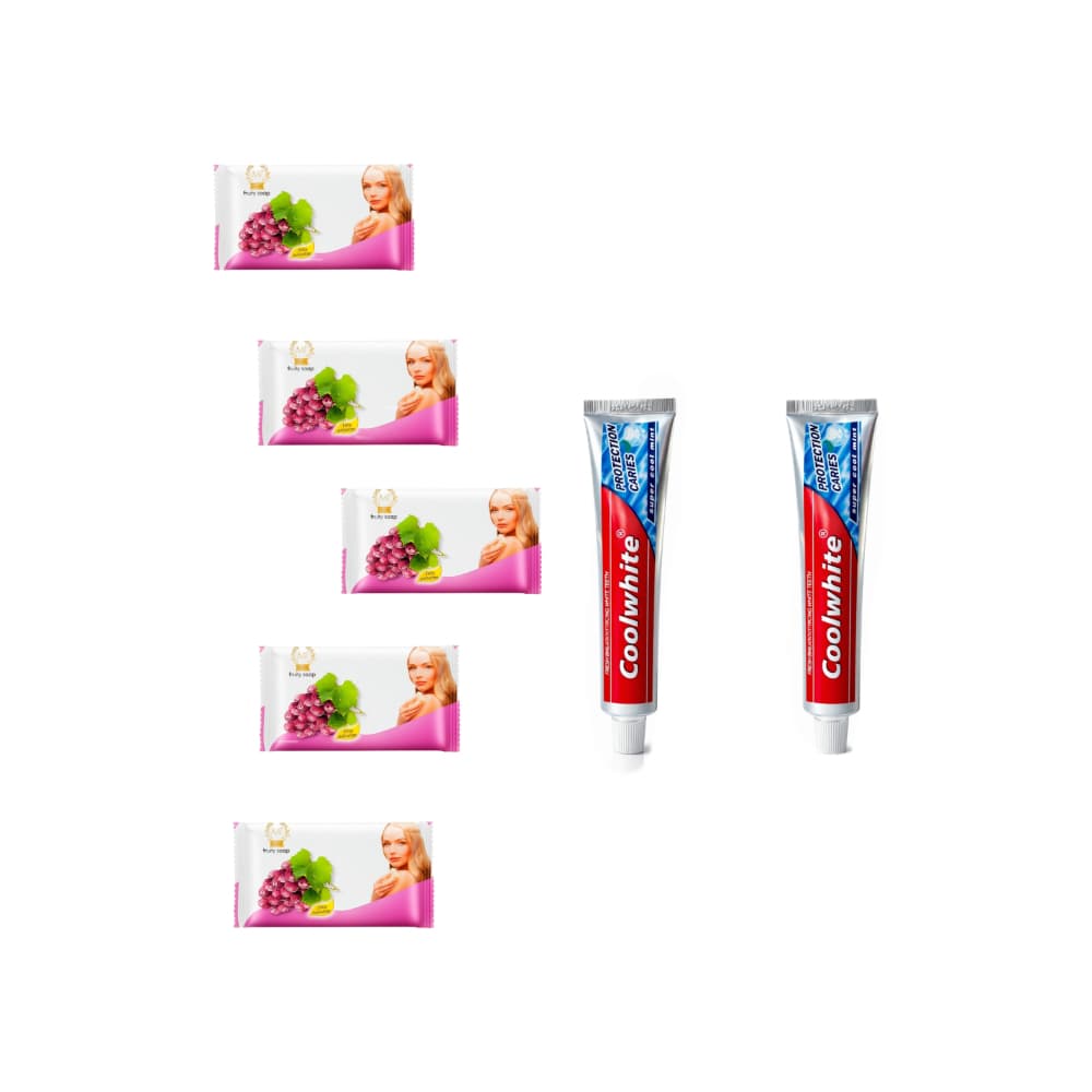 Pasta dental mentolada Coolwhite  + Jabón de fragancia uva Maf - Imagen 1