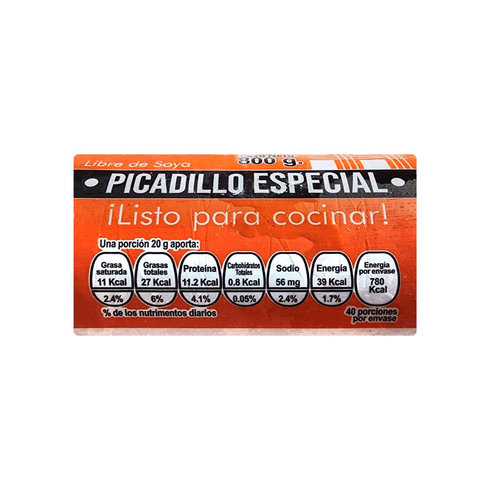 Picadillo especial mixto condimentado La Favorita (800 g / 1.76 lb) - Miniatura 3