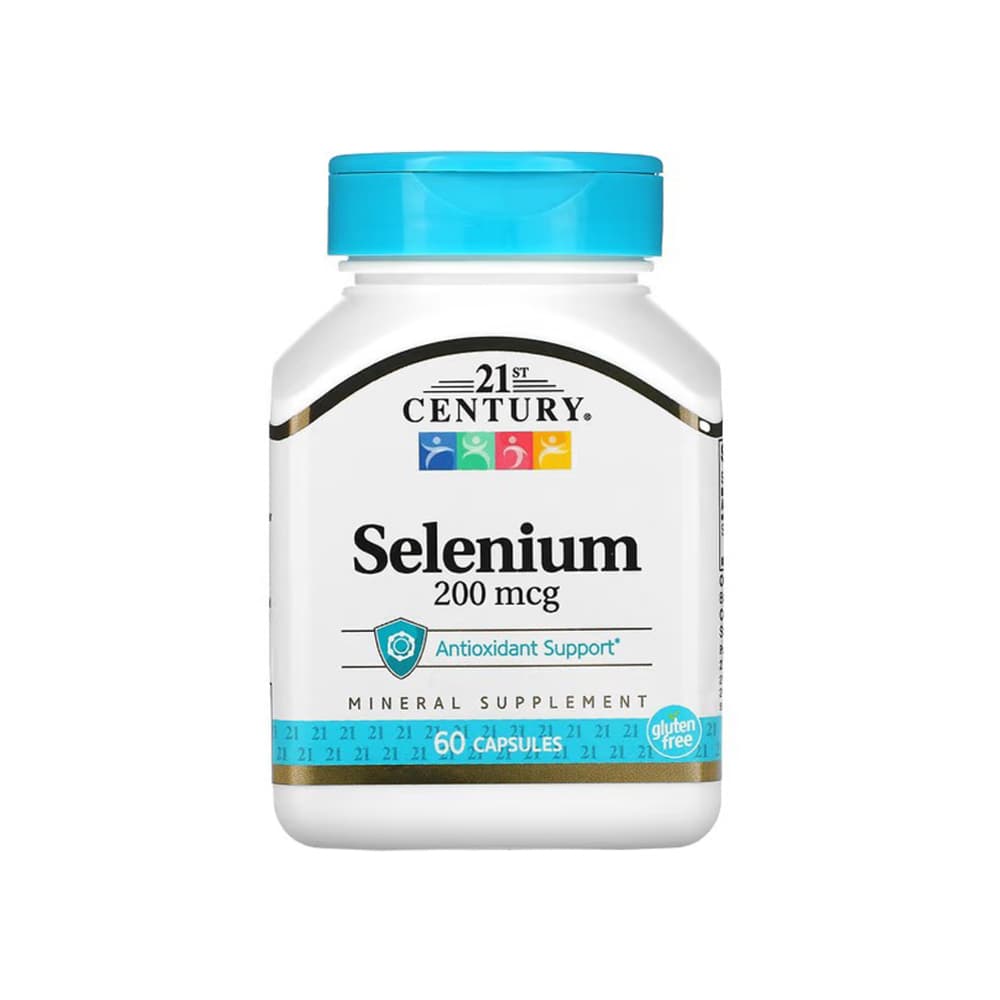 Selenio 200 mcg 21st Century (60 cápsulas) - Imagen 1