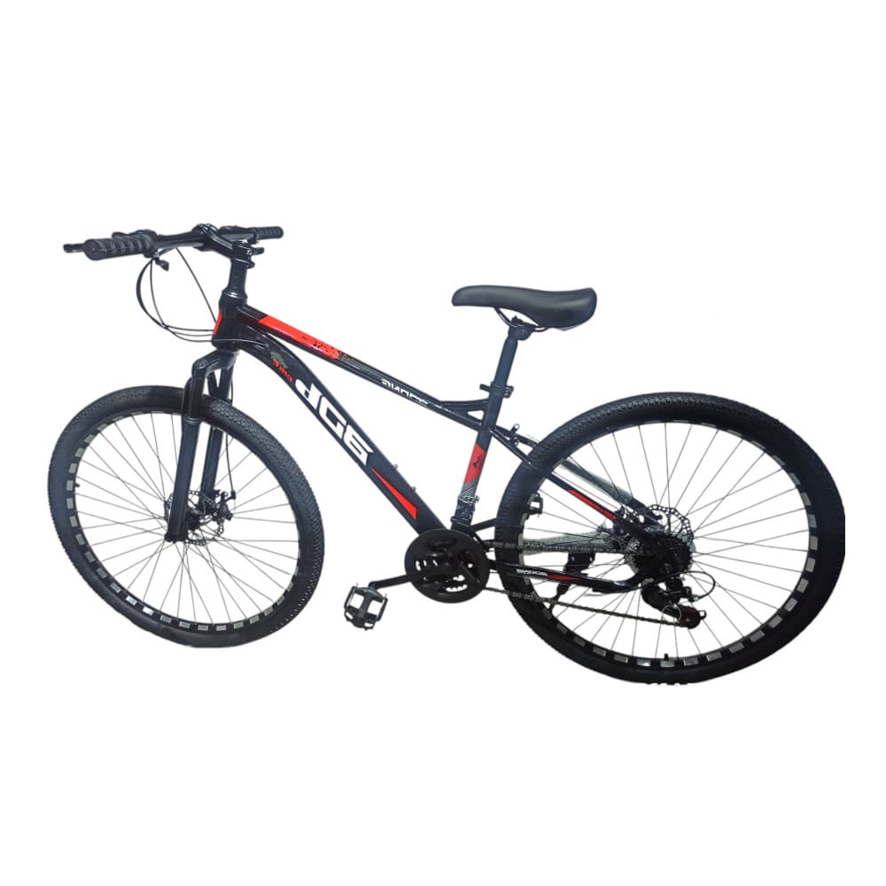 Bicicleta color negra y rojo BDONG/BOb PXTSZ - Miniatura 3