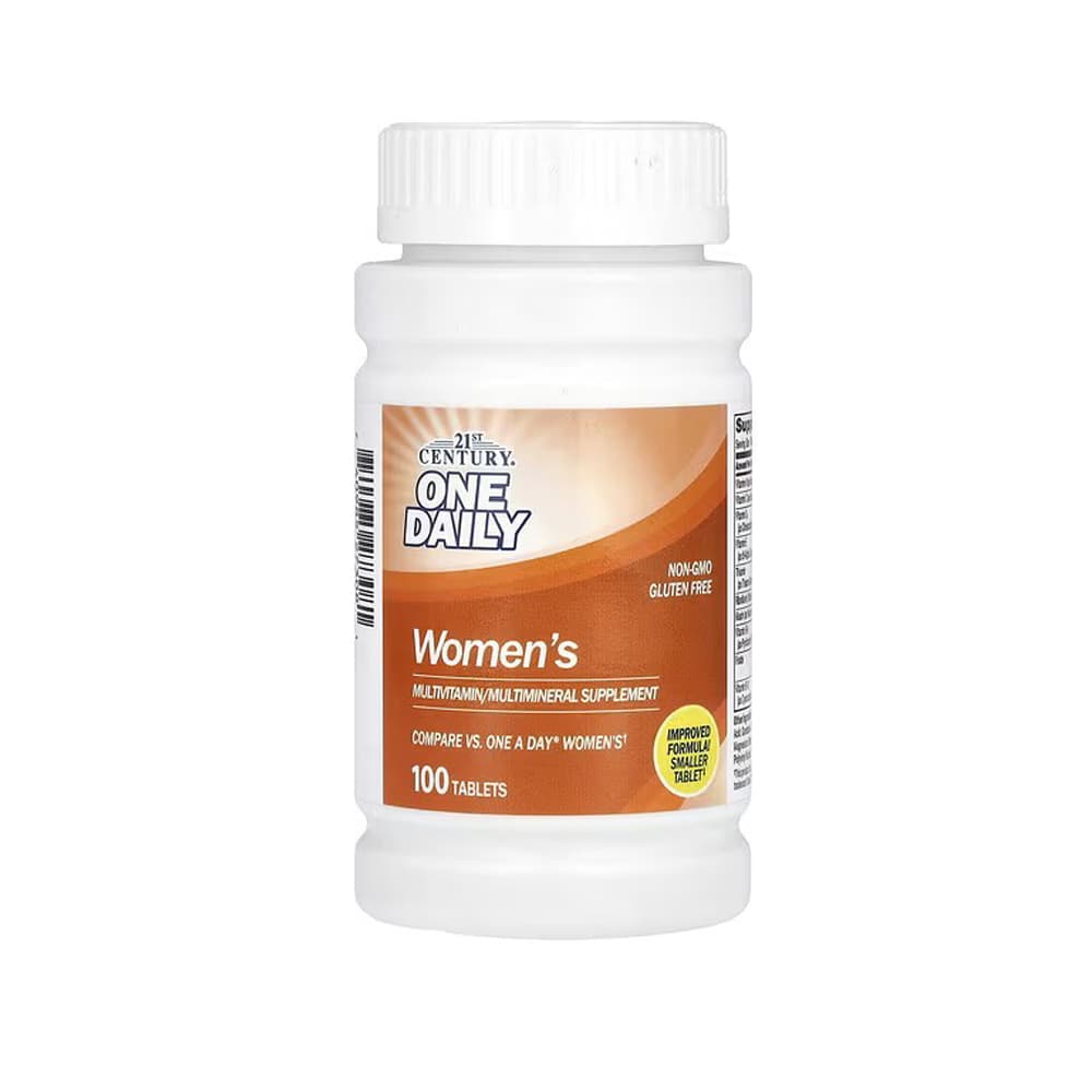 Suplemento de multivitaminas y minerales para mujeres One Daily 21st Century (100 tabletas) - Imagen 1