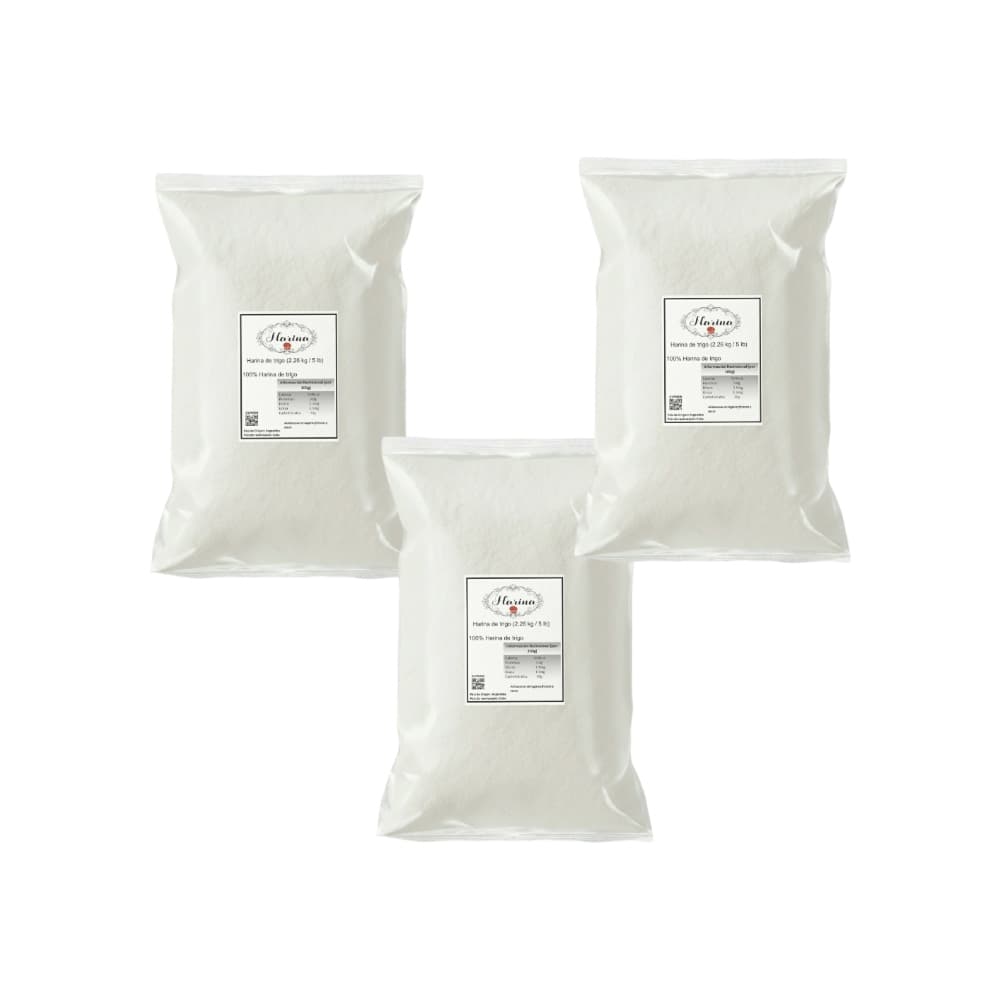 Harina de trigo Pida (3 x 2.26 kg / 5 lb) - Imagen 1