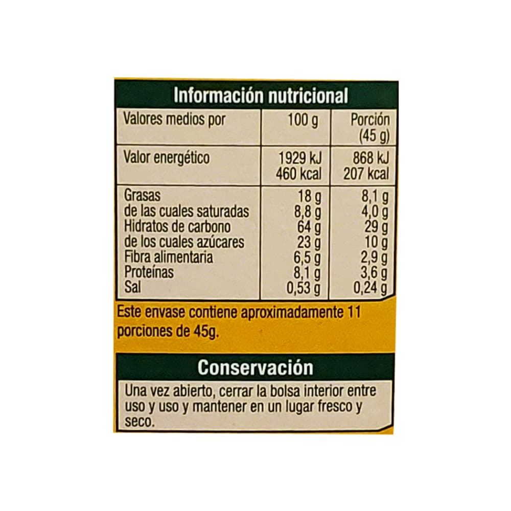 Cereales muesli crujiente con chocolate negro Hiper Dino (500 g / 1.1 lb) - Miniatura 3