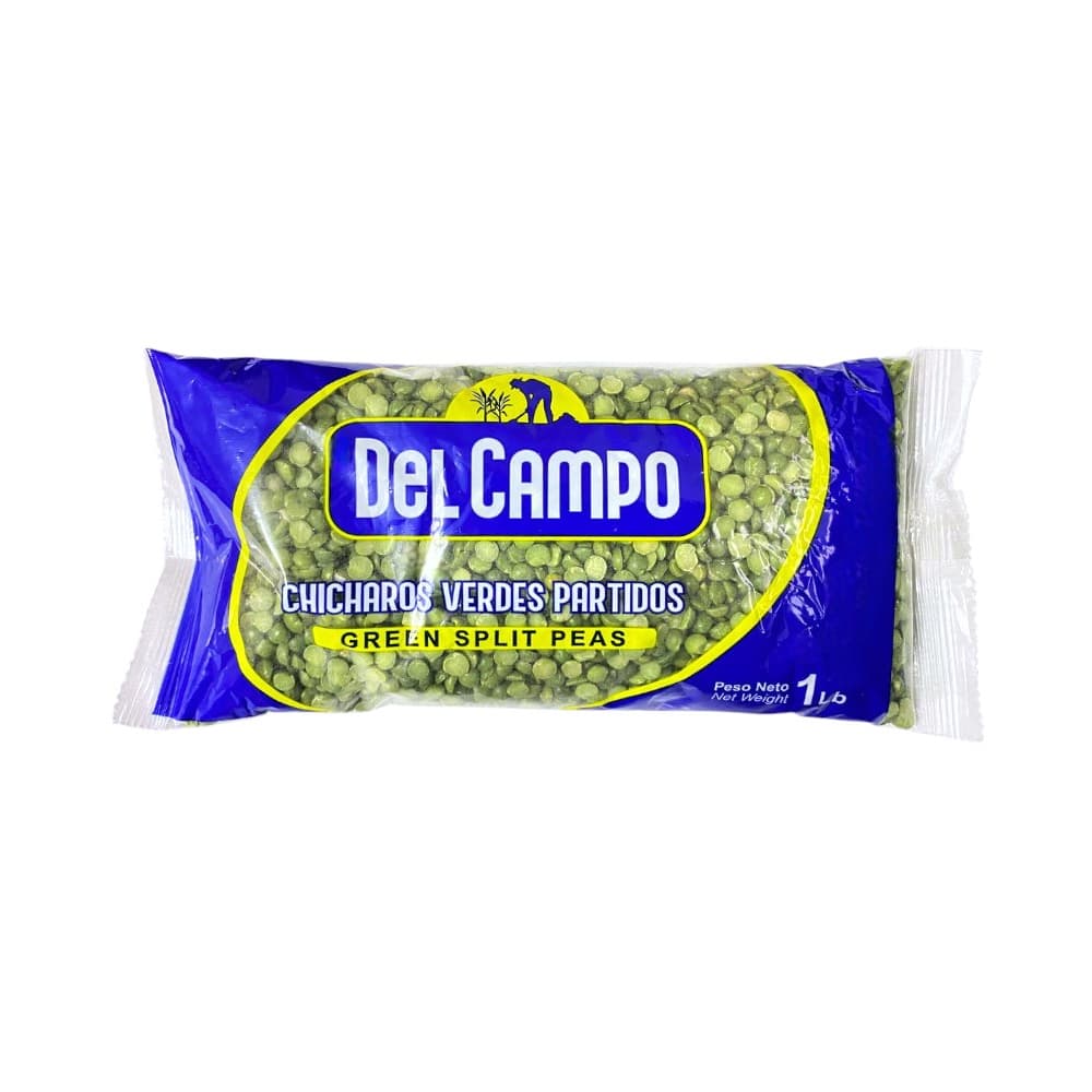 Chicharos verdes partidos Del Campo (454 g / 1 lb) - Imagen 1