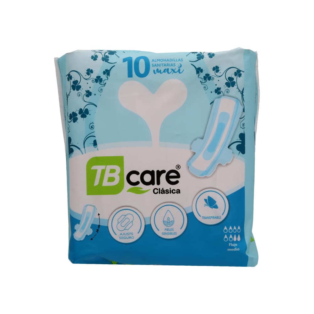 Almohadillas sanitarias clásica TB care (10 U) - Miniatura 2