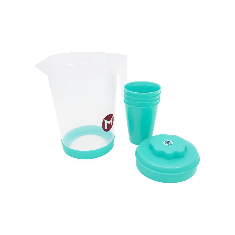 Juego de jarra plástica con tapa y vasos 4.5 L Plastona - Miniatura 2