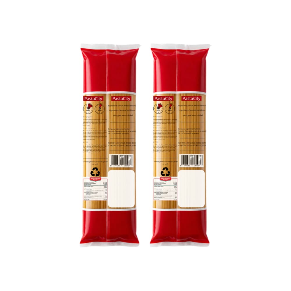 Espaguetis Pastacity (2 x 500 g) - Miniatura 2