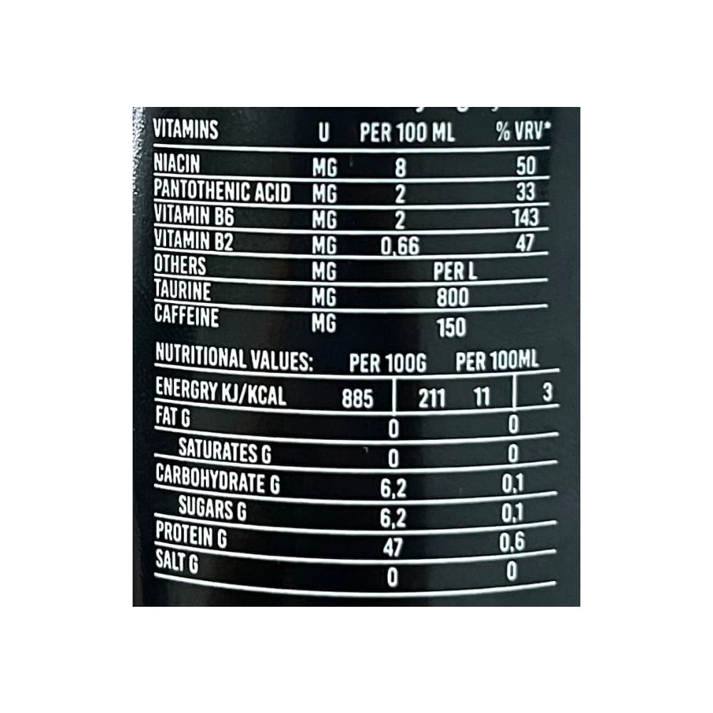 Bebida energizante Triple YYY (250 ml / 8.8 fl oz) - Miniatura 3