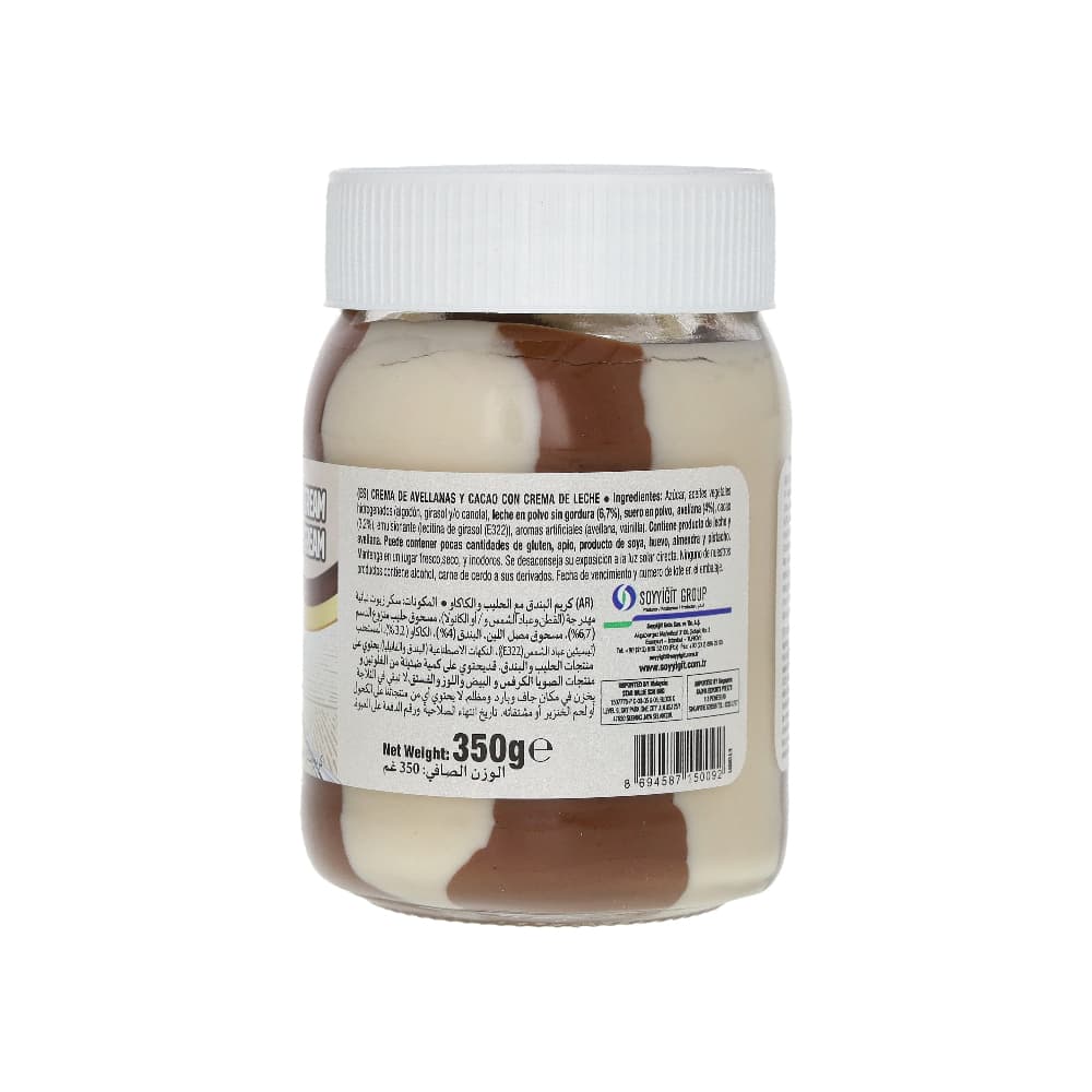 Crema de cacao con avellanas y crema de leche Kent Boringer (350 g / 12.3 oz) - Miniatura 2
